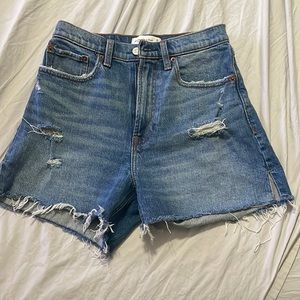 High rise a&f shorts